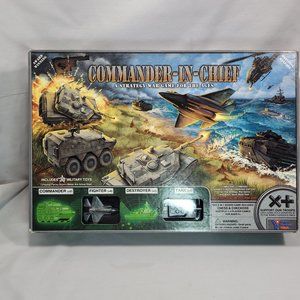 X Plus Commander in Chief 3 in 1 Strategic War, Chess ,Checkers Board Game USA